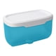 thumbnail image 1 of Bewildely Caja de pañuelos impermeable portarrollos de papel caja de almacenamiento de inodoro montada en la pared Juegos de accesorios de baño azul, 1 of 6