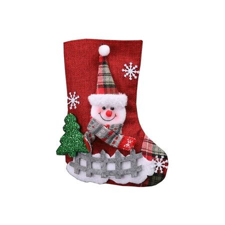 

HSMQHJWE Chandelier Beads Christmas Candy Gift Bag Decoration Props Santa Snowman Socks Christmas Socks Heart Decorations Hanging