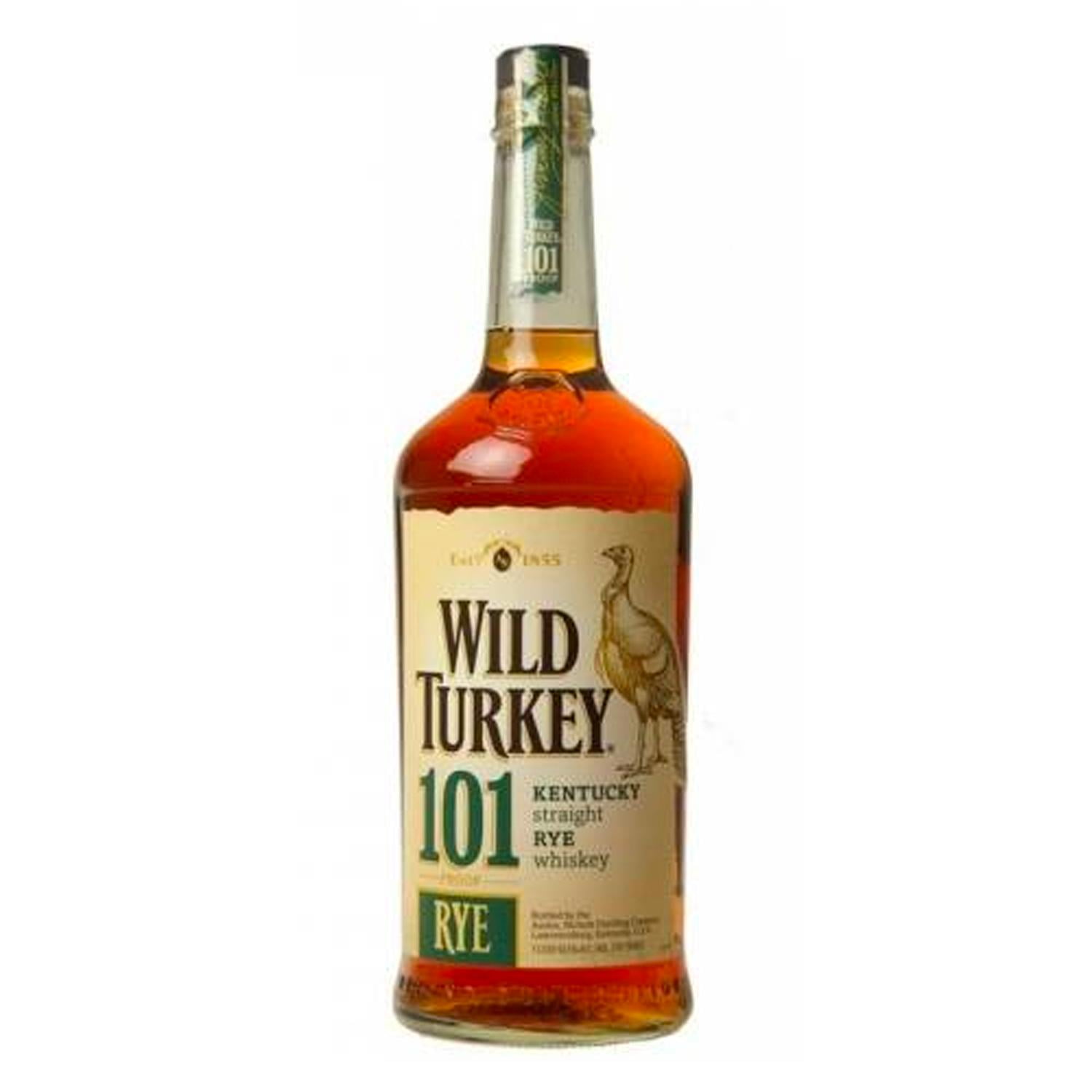Pack de 12 Whisky Wild Turkey Rye 101 750 ml Wild Turkey Rye 101 ...