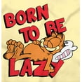 thumbnail image 2 of Funny Garfield Cartoon Born Lazy Romper Boys or Girls Infant Baby Brisco Brands 12M, 2 of 6