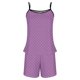 thumbnail image 5 of Sexy Pijama Conjunto para las Mujeres Gradiente Eslinga sin Mangas Tanque Empalme Pantalones Cortos Casual Pijamas Conjunto, Poliéster, 5 of 5