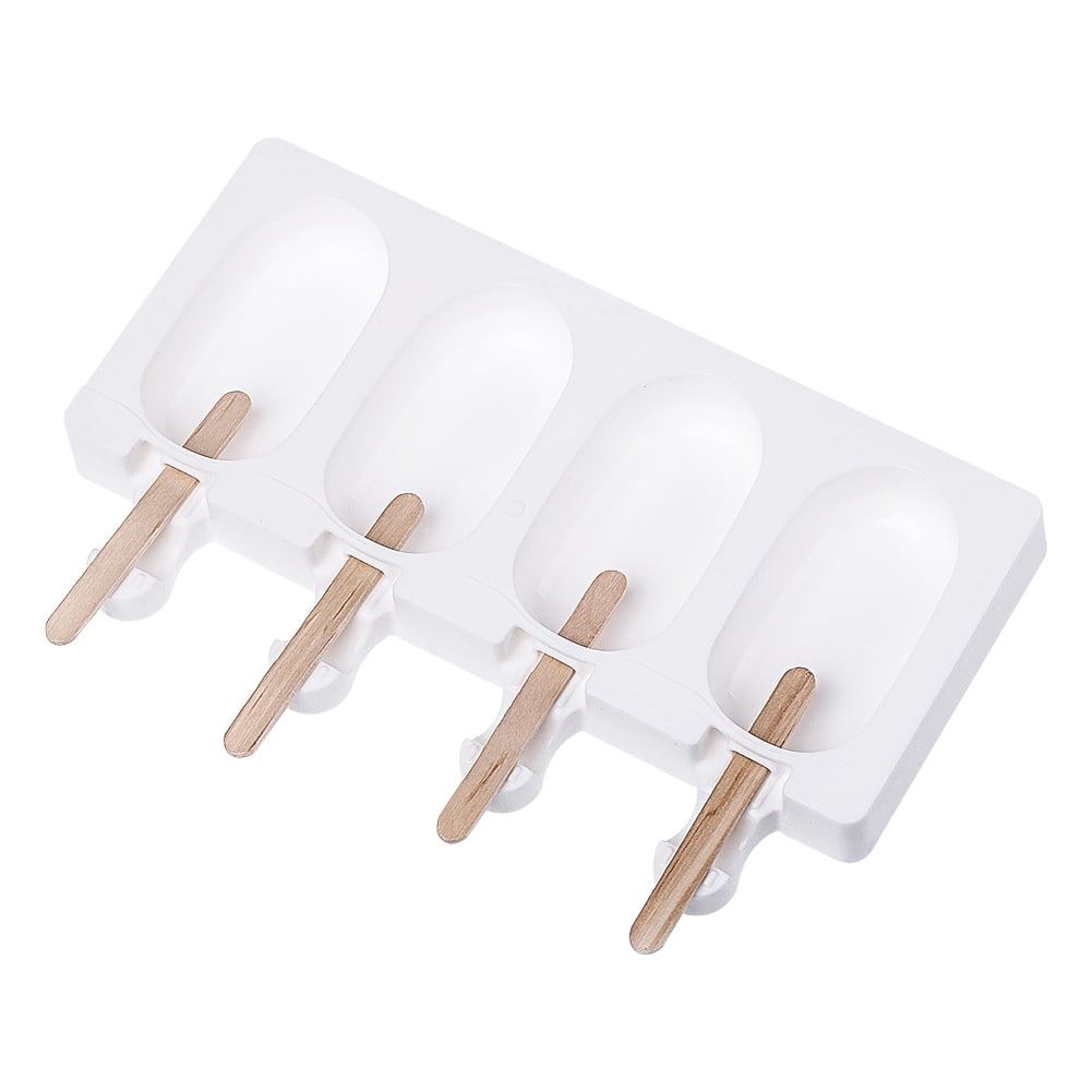 Kepooman Silicone Egg Shaped Molds Set with Wooden Hammer & Wooden Sticks, Set of 2, Multi-color Kepooman Silicone Egg Shaped Molds Set with Wooden Hammer & Wooden Sticks, Set of 2, Multi-color