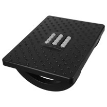 GOOHOCHY Office Foot Stool Comfortable Support Black PP 1Set