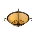 thumbnail image 3 of Meyda 130048 25 in. Alaine Semi-Flushmount - Victorian Contemporary, 3 of 6