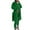 Green, variant on Wyongtao Plus Size 2 Piece Outfits Women's Long Sleeve V Neck Tunic Top And Bodycon Stacked Legging Tracksuit Sets Pink XXL