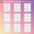 thumbnail image 1 of Tongliya 10 Plastic Storage Books, Game King Collection Booklet, Little Star Album, Card Collection, Card Book, 1 Vertical Card Page (10 Pieces), 1 of 9