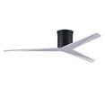thumbnail image 4 of Eliza-H 3-blade ceiling mount paddle fan in Gloss White finish with brushed nickel ABS blades., 4 of 6