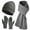 Gray, variant on REDESS Winter Beanie Hat and Gloves Scarf Sets for Men and Women，Beige