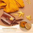 thumbnail image 4 of Uxcell Flat Leather Strap, Length PU Leather Strip Single Sided String Cord Strip for Crafts Necklace Bracelets Dark Grey 3/8", 4 of 7