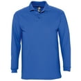 thumbnail image 1 of SOLS Mens Winter II Long Sleeve Pique Cotton Polo Shirt, 1 of 4