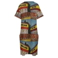 thumbnail image 4 of Vestido holgado con bolsillos de Waffle House, vestido de verano para mujer 2025, vestidos de fiesta de playa para mujer, vestidos de noche para mujer 2025, 4 of 6