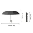 thumbnail image 3 of Ring Buckle Umbrella NEW Reflective Strip Sturdy Windproof Travel Portable Reverse Automatic Umbrella Portable Folding Umbrella For Rain&Sun Ring Buckle Umbrella Animal Umbrella, 3 of 4