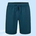 thumbnail image 2 of XZNPDUCQ Gym Basketball Mens Shorts - Quick Dry Black Workout Athletic Shorts with Pockets for Casual Running Casual Shorts XL,Dark Green, 2 of 7