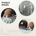thumbnail image 3 of 3-Piece Glass Storage Jar Set with Cork Lids & Spoons, 500ml Clear Canisters for Pantry, Kitchen, Spices, Coffee, Tea, Flour, Sugar, Airtight Containers, 3 of 5