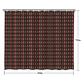 thumbnail image 5 of Multicolor Christmas Pattern Shower Curtain 84"x72" ,Bathroom Decorative Shower Curtains Set with 12 Hooks,Modern Waterproof Washable Shower Curtain, 5 of 6