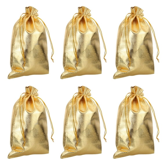 ROSENICE Jewellery Pouch Wedding present Bags Golden Hot-Stamping Cloth 50Set 7.1x5.1in