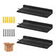 thumbnail image 1 of Repisas Flotantes  Labg Madera Estantes 3pcs Negro, 1 of 5