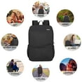 thumbnail image 4 of MAXTOP College School Bag, Water-Resistant Laptop Backpack with USB Port, Fits 16-Inch Laptop, Black, 4 of 5