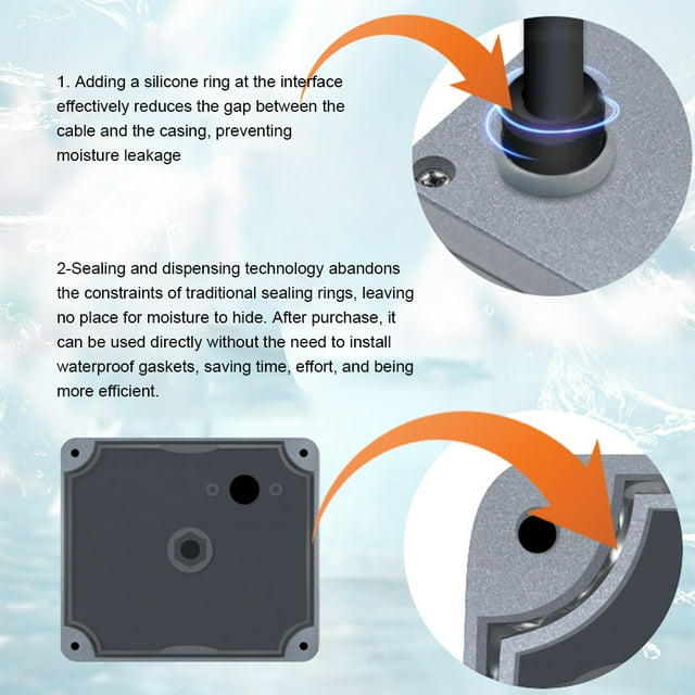 Ruiboury Smart Battery Mon-itor With Shunt Bluetooth Battery Mon-itor Voltmeter Ammeter Bluetooth Battery Rearview Bracket