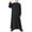 Black, variant on Chbgutlmr Baby Clothes for Boys Kids Long Gown Solid Color Stand Collar Long Sleeve Clothing 7-10 Years
