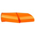 thumbnail image 1 of Reliant Ribbon 4700-765-25K 6 in. 50 Yards Single Face Satin Allure Ribbon, Torrid Orange, 1 of 1