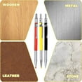 thumbnail image 2 of 3Pcs Mechanical Carpenter Pencils Set with Built-In Sharpener for Steel,Pipe Fitter Welder,Construction Woodworker A, 2 of 4