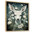 thumbnail image 2 of Designart "Forest Deer Guardian" Animals Framed Wall Art - Traditional White Deer Bedroom Framed Canvas Wall Art, 2 of 6