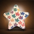 thumbnail image 3 of Star Shaped Energy Saving Night Light Living Room Night Light, Bedroom Night Light, Corridor Night Light, Study Night Light Colorful Maple Leaf, 3 of 6