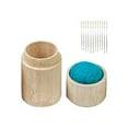 thumbnail image 3 of Tnarru Pin Cushion Pin Case Portable Pin Pad Needle Storage Case Pin Holder for Knitting Embroidery DIY Crafts Quilting Sewing Tools Case with 12 Needle, 3 of 8