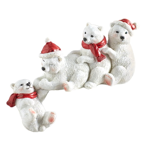 Sculpture for Festive Tabletop and Shelf Sitter Holiday Christmas Decoration Display