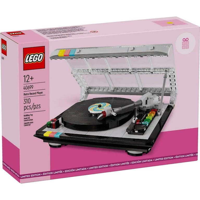 レゴパム LEGO Retro Record Player Set, 310pcs, Nostalgic Music Decor