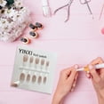 thumbnail image 4 of White Gradient Nail Stickers Short Wear Decoration 30 Tips Designs for Manicure Salon Home Use, 4 of 7