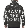 thumbnail image 6 of Bingfone Travel The World1 Men'S Drawstring Hoodie Long Sleeve Pocket Sweatshirts-4x-Large, 6 of 9