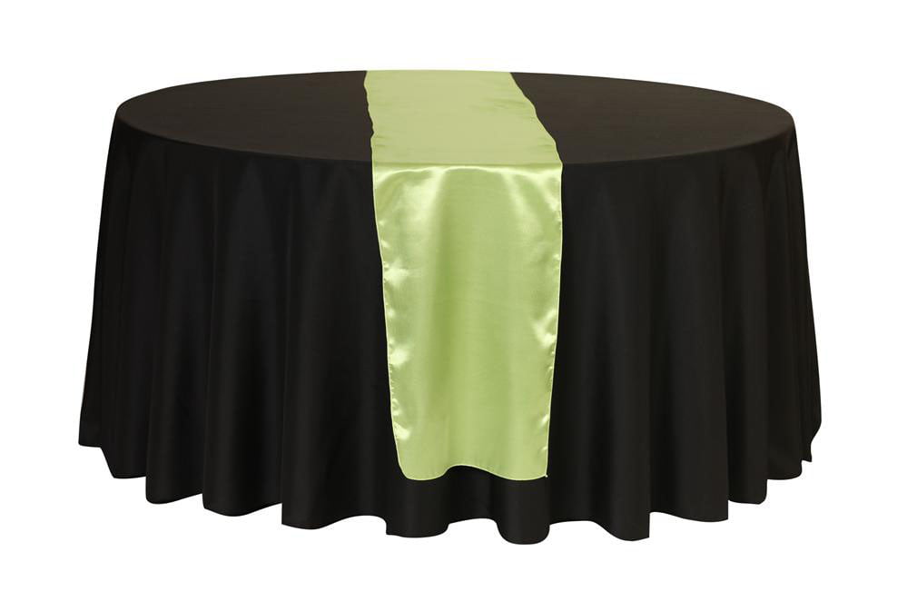 YCC Linens 5 Pack 14 x 108 Inch Satin Table Runners for weddings and parties 