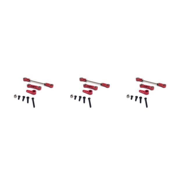 Vogacara 1 Juego de báscula de brazo de dirección para coches con control remoto, Material Premium, cambio directo, instalación práctica, enlace Servo Type1 NO1 Vogacara CBP204547