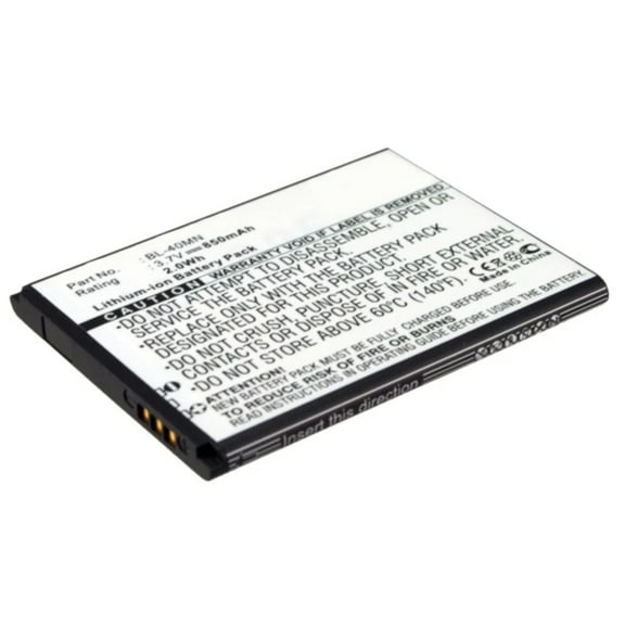 Batteries N Accessories BNA-WB-L9488 Cell Phone Battery - Li-ion, 3.7V, 850mAh, Ultra High Capacity - Replacement for ATT BL-40MN Battery
