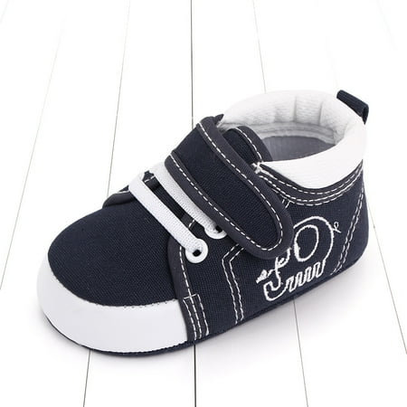 

Toyella Casual Shoes Soft Sole Non-Slip Baby Shoes Baby Toddler Shoes Blue 12cm