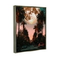 thumbnail image 4 of Stupell Industries Tropical Moon Sunset Botanical & Floral Painting Gray Floater Framed Canvas Art Print Wall Art, 17 x 21, 4 of 10
