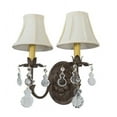 thumbnail image 4 of Meyda 214991 14 in. Chantilly 2 Light Wall Sconce - Cortez Gold, 4 of 5