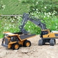 thumbnail image 4 of Mudsterz Construction RC Set of 4, Heavy-Duty RC Excavator for Adults, 360° Rotating Remote Control Excavators, RC Trucks and Dump Truck Set for Realistic Construction Play, 4 of 6
