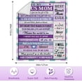 thumbnail image 4 of Gifts for Mom, Mom Gifts from Daughter Son, Unique Mom Birthday Gifts, Birthday Gifts for Mom, Best Mom Gifts Ideas, First Time/New Mom Gifts, Mom Christmas Valentine's Day Gifts, Mom Blanket 50"x60", 4 of 5
