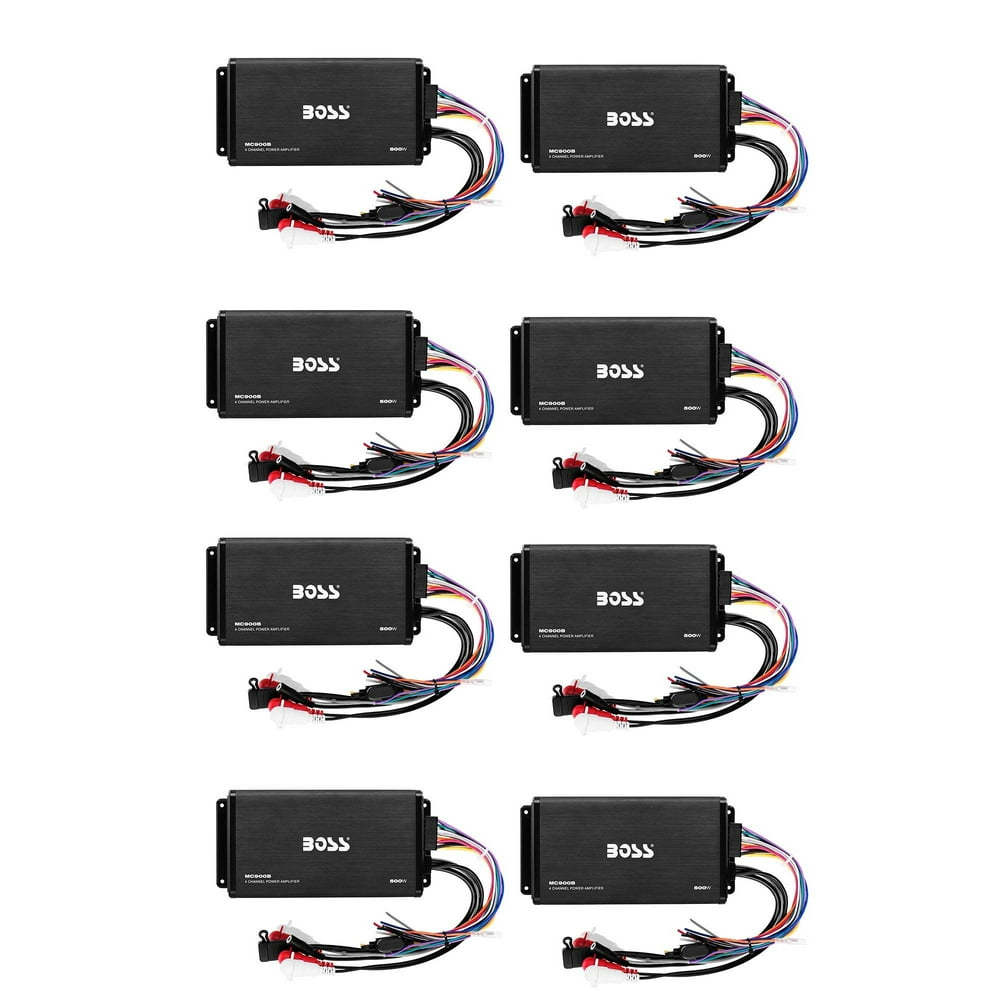Boss Audio MC900B 500W Max 4 Channel Full Range Class A/B Amplifier (8