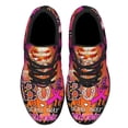 thumbnail image 2 of Scare Away Breast Cancer Halloween Shoes Sneakers for Women Men Black Size 8.5, 2 of 7