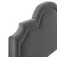 thumbnail image 3 of Modway Belinda Performance Velvet King/California King Headboard in Charcoal, 3 of 9