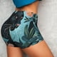 thumbnail image 4 of Fotbe Black Panther Floral Illustration Shorts Sin Costuras – Shorts Deportivos de Cintura Alta para Mujer, Elásticos para Gimnasio, Yoga, Running o Ciclismo-XX-Large, 4 of 8