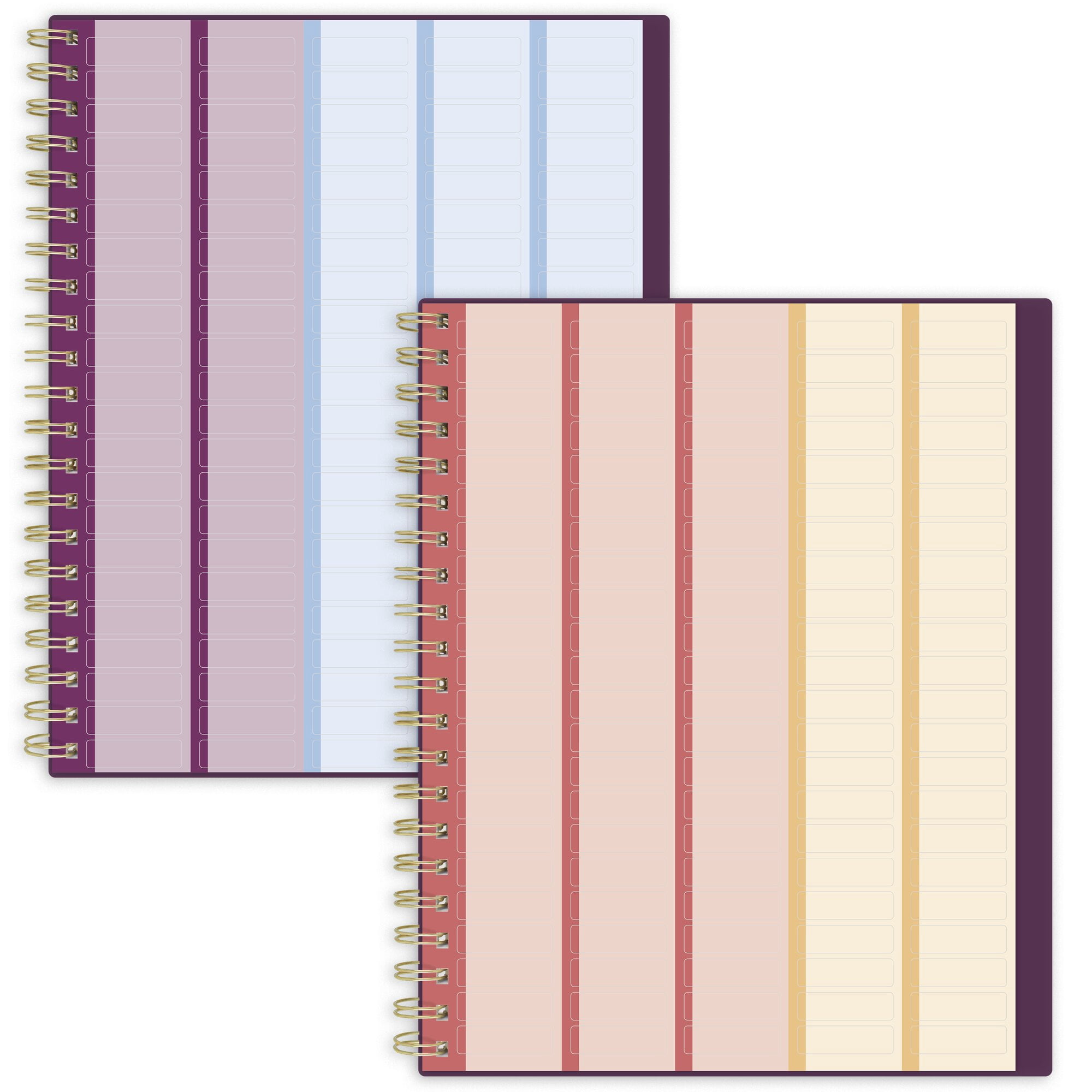 AT-A-GLANCE Harmony 2027 Weekly Monthly Planner Mulberry Large 8 12 x 11 -