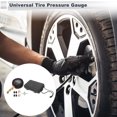 Unique Bargains 1 Set Universal Tire Pressure Gauge 200PSI 7 cm/2.76