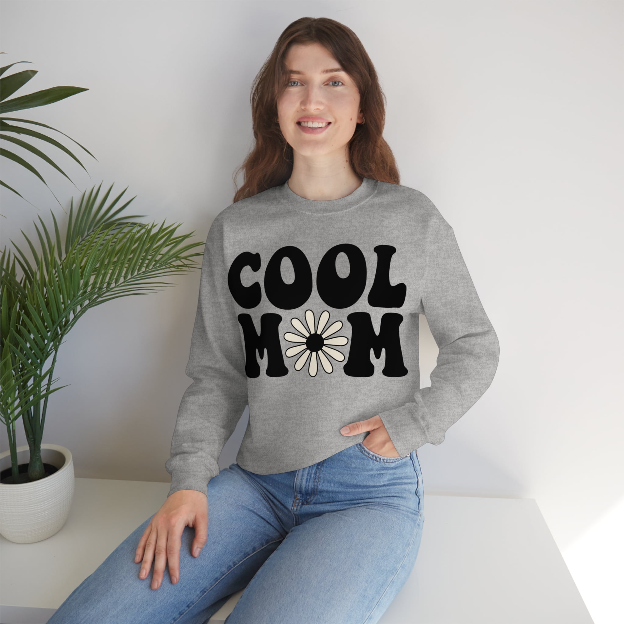 Cool Mom Unisex Heavy Blend Crewneck Sweatshirt - Walmart.com
