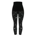 thumbnail image 4 of Womens Leggings Winter Rhinestone Tight Pants Stretch High Waisted Warm Trousers, 4 of 4