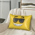 thumbnail image 2 of Pofeuu Smiling With Sunglasses Print Satin Pillowcase for Hair and Skin Pillow Cases, Silk Pillow Cases, Soft Cooling Pillow Covers, 20x30 Inches（Pillow core not included）, 2 of 7